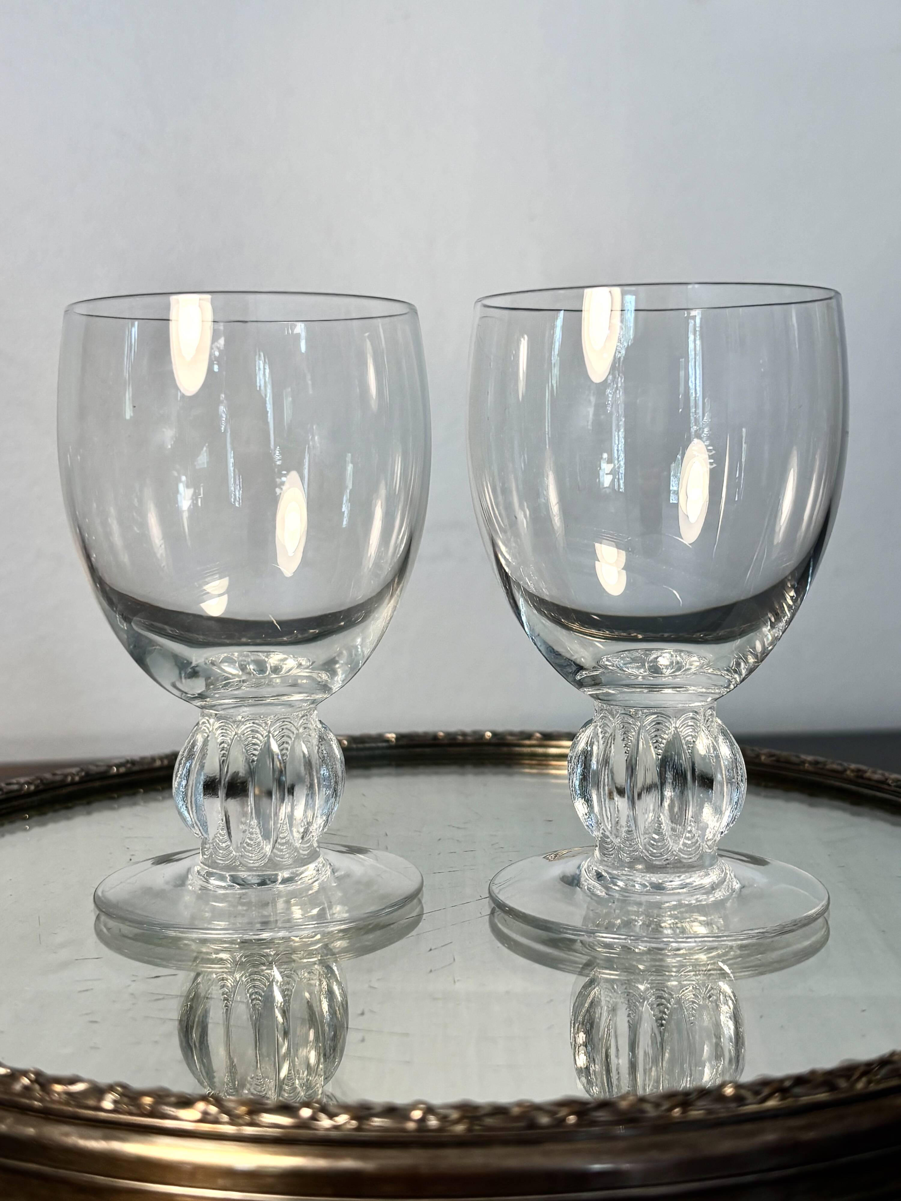 2 verres m.Alger R.Lalique avant 1945