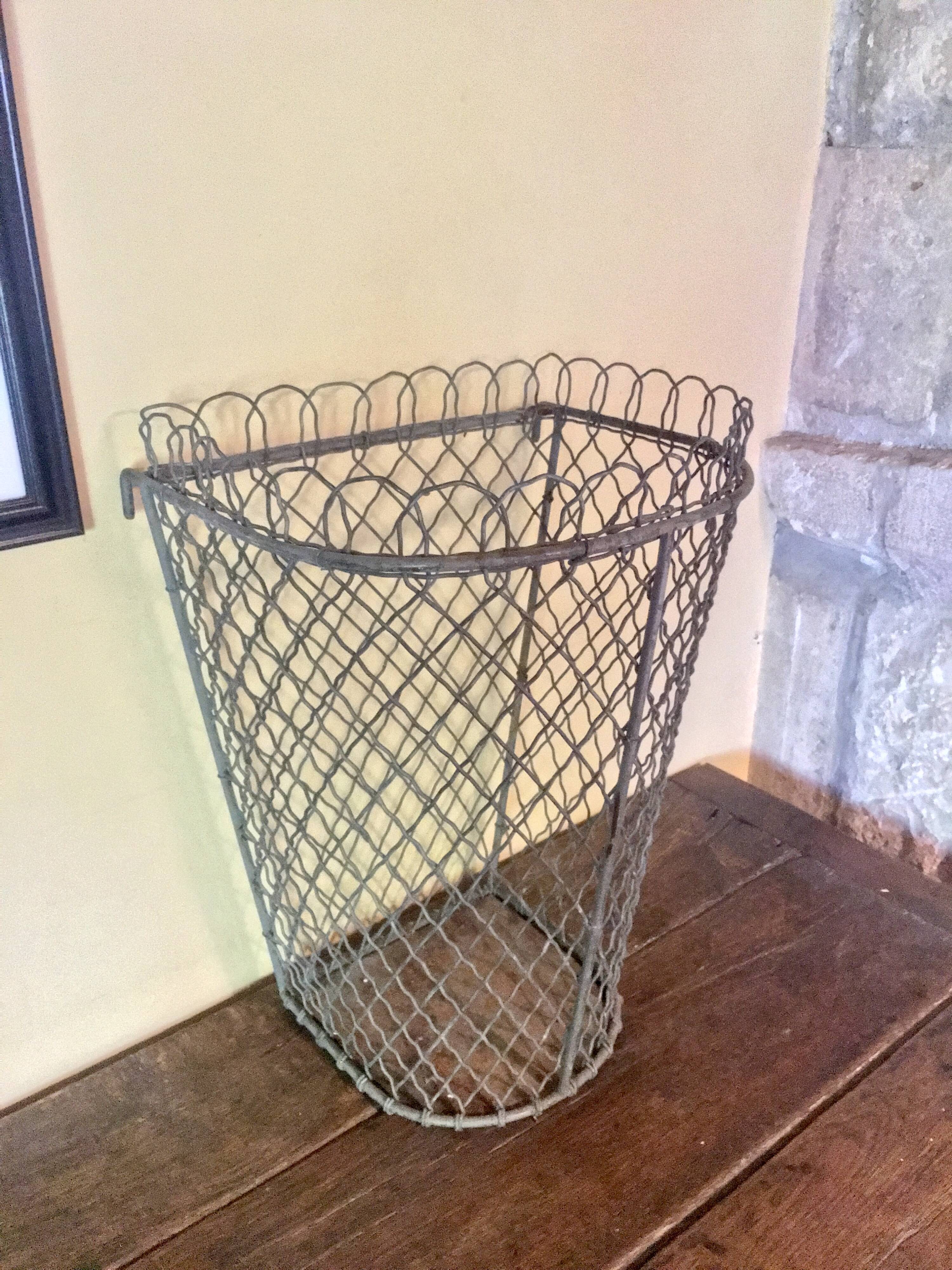 Former public garden garbage can circa 1950