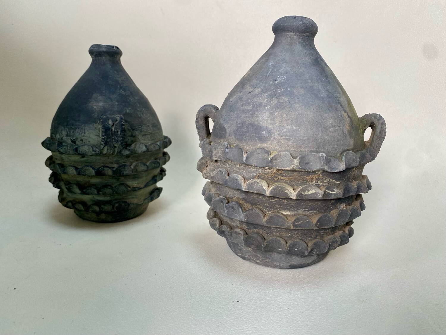 Pair of terracotta vases