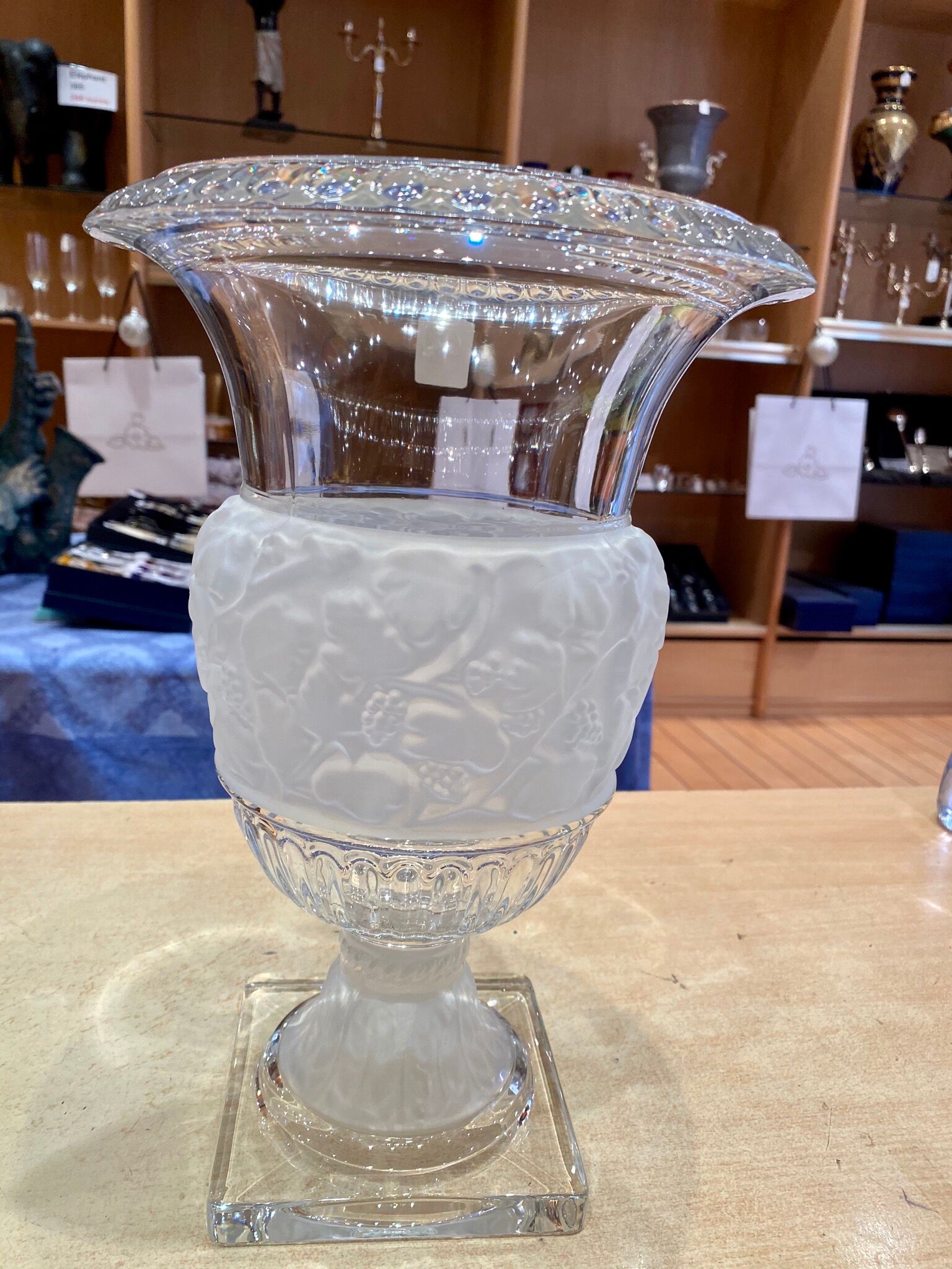 Vase Médicis en cristal