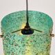 Green Polyester Sugar Tube Pendant Lamp by John and Sylvia Reid for Rotaflex, 1960s