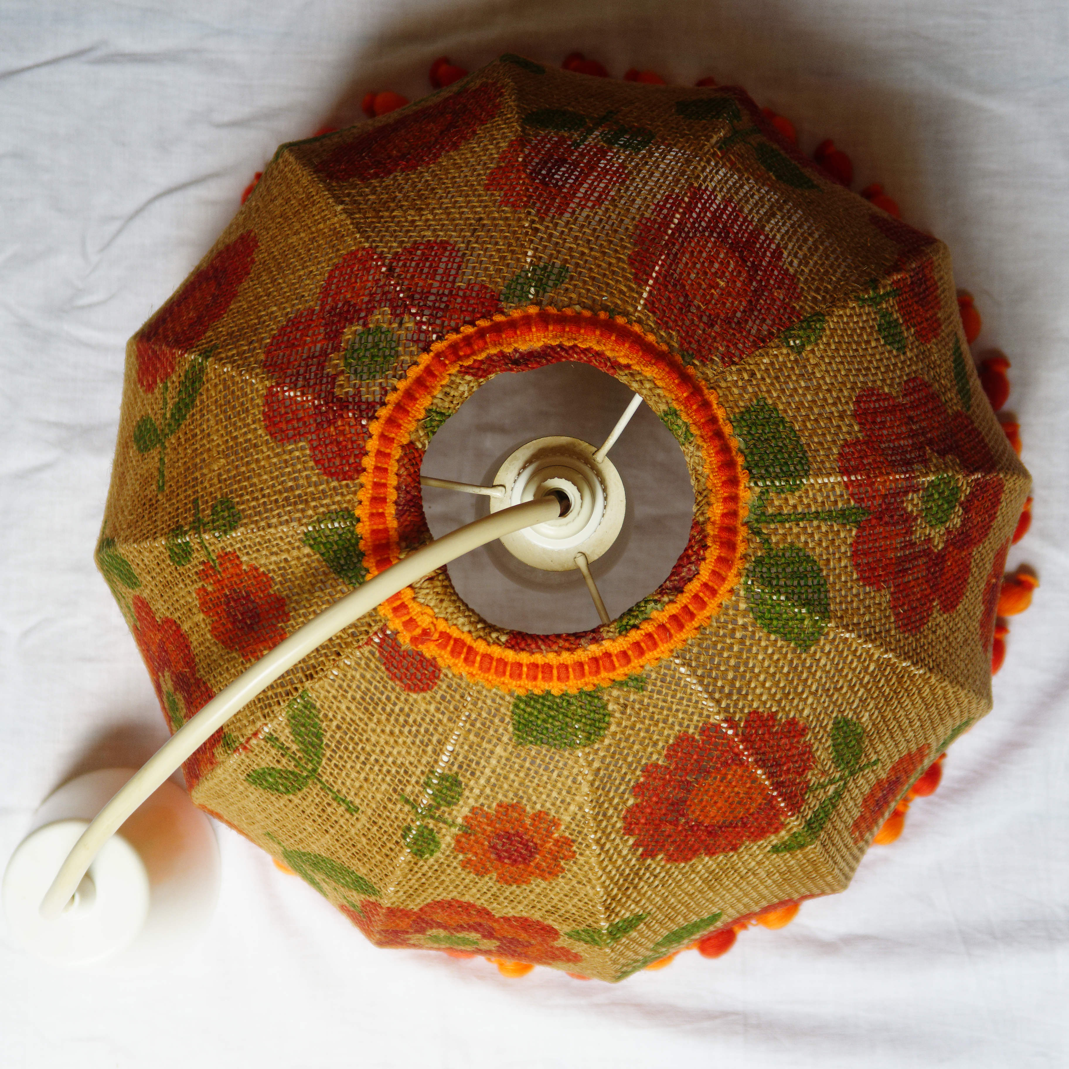 Suspension burlap 70s