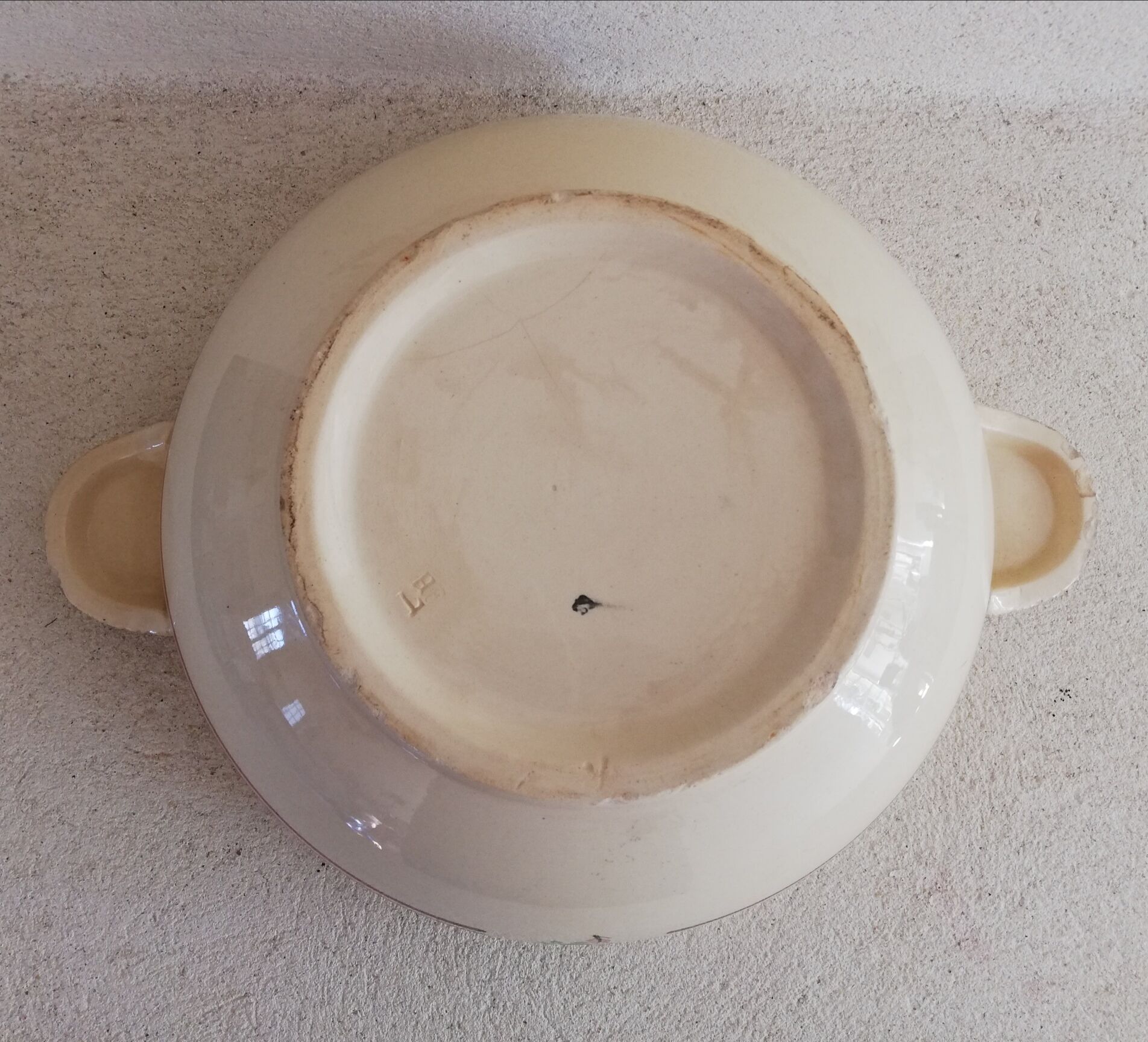 Soup bowl Terre de Fer