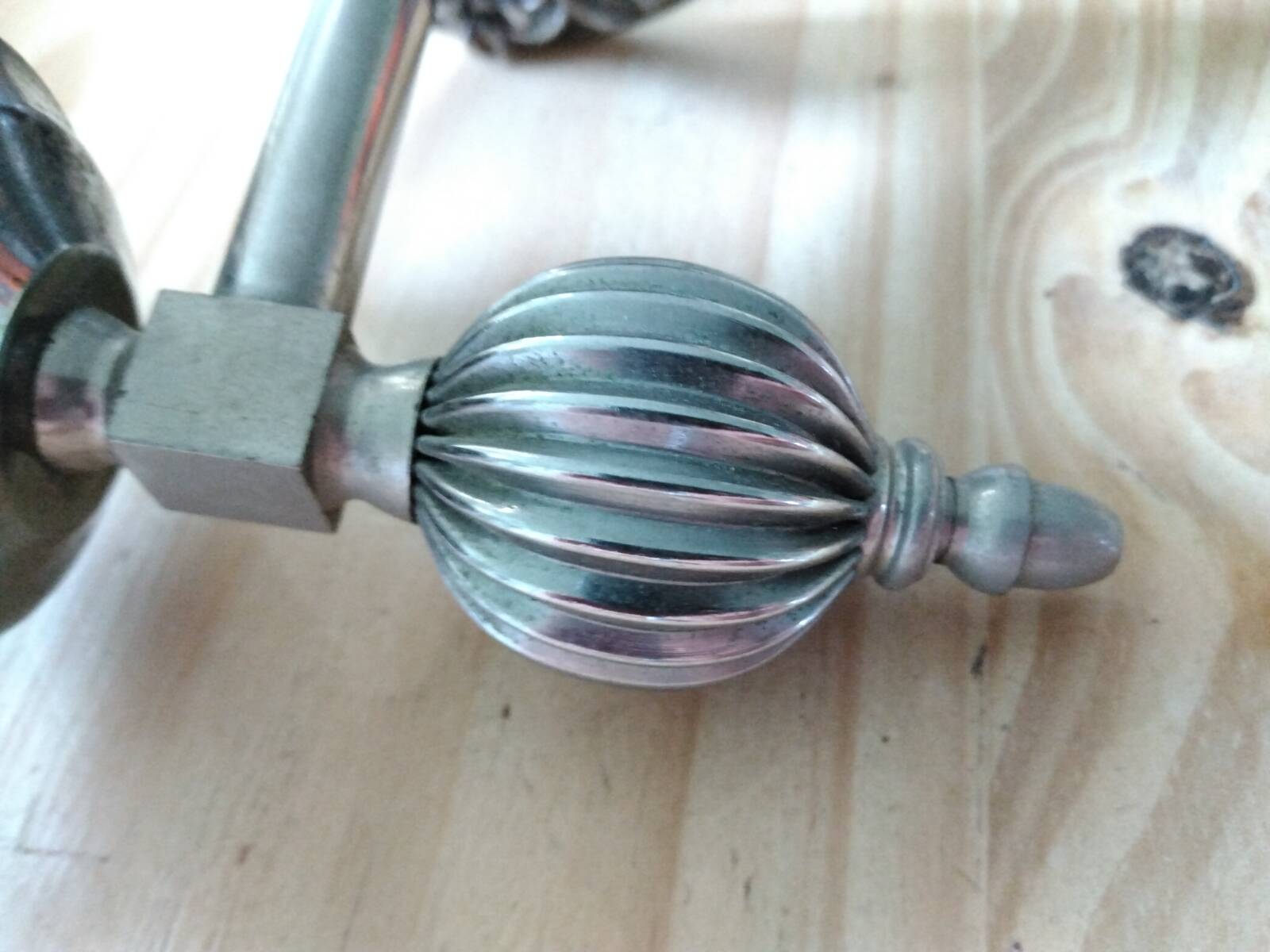 Glass and metal wall lights