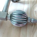 Glass and metal wall lights