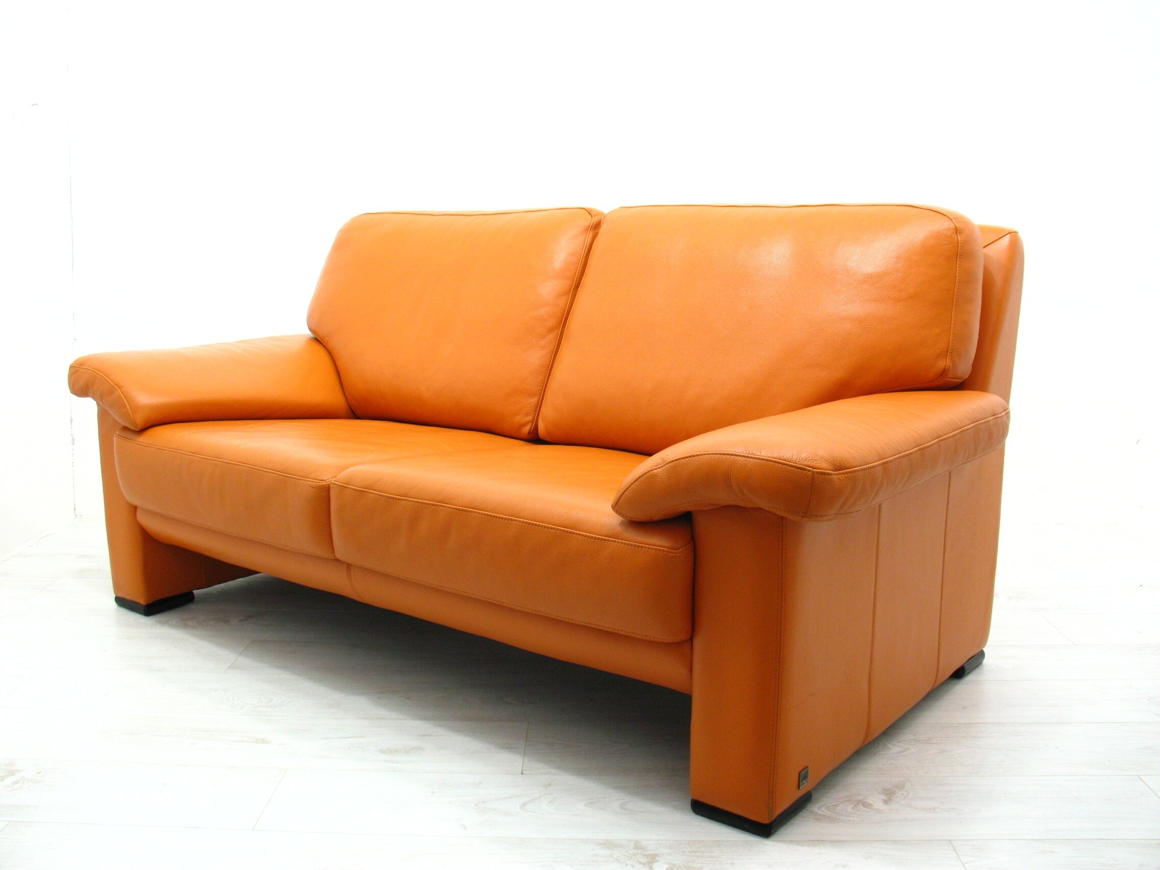 Leather sofa Willi Schillig 90s