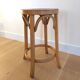 Vintage baumann stool in curved wood - 1960s design