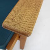 1960s Hans J. Wegner Pair of GE 290 Armchairs in Oak for Getama, Denmark