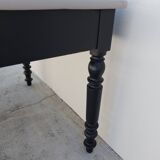 Table de ferme ancienne 1900 patiné
