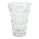 grand vase en verre moulé, Art Déco, 1930 - 20 X 13 cm