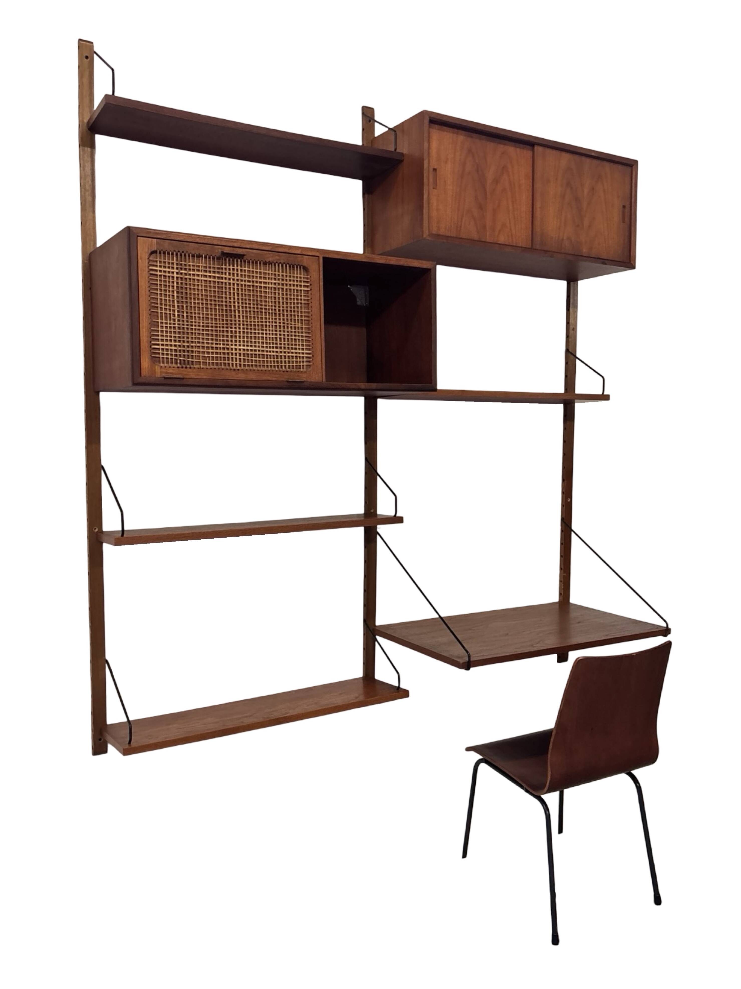 Vintage Poul Cadovius Royal System wall system wall unit