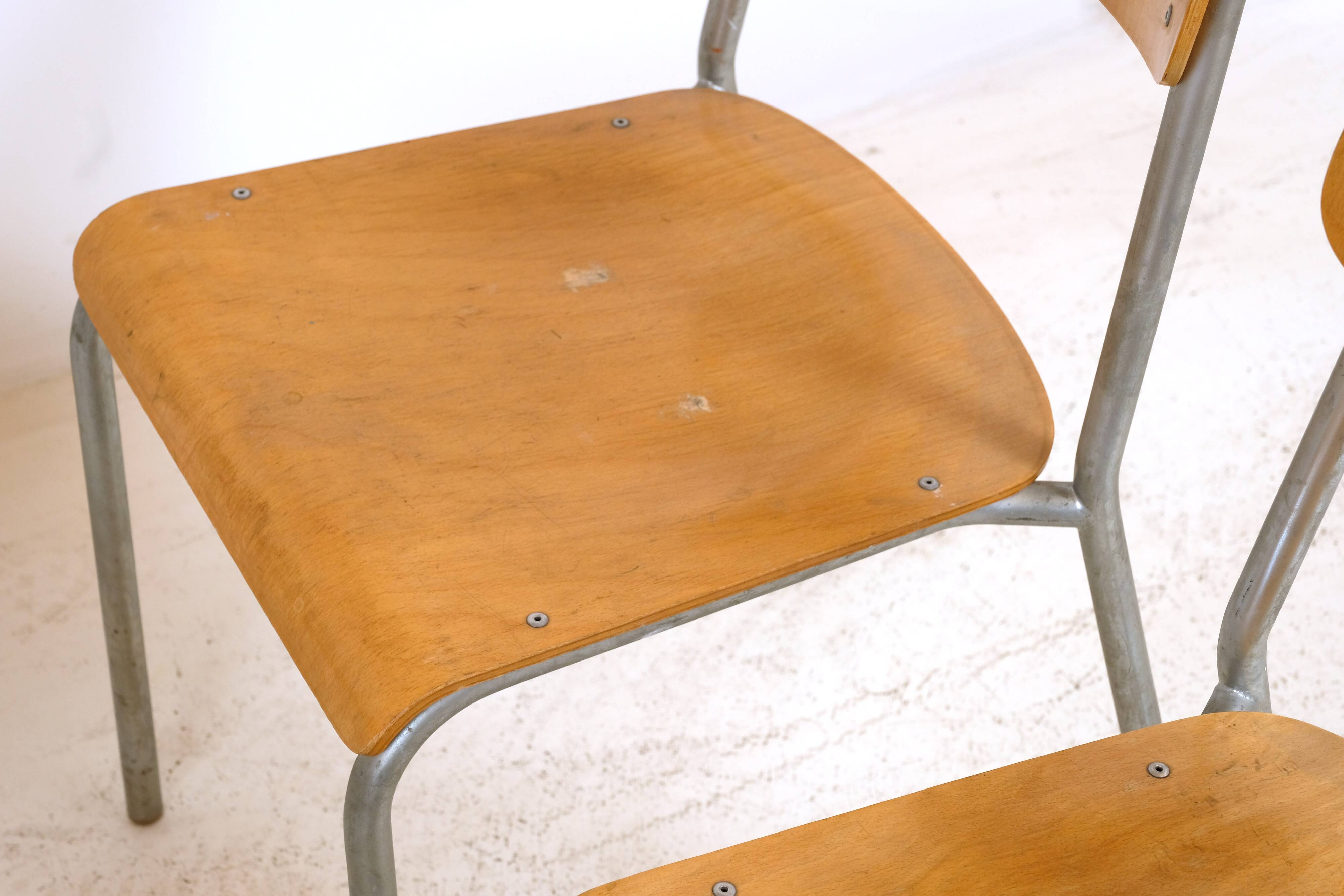 6 chaises par Gustav Hassenpflug 1960