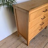 Vintage oak dresser 4 drawers