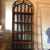 Rattan bamboo shelf