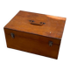 Coffre caisse boîte à outils en bois vintage
