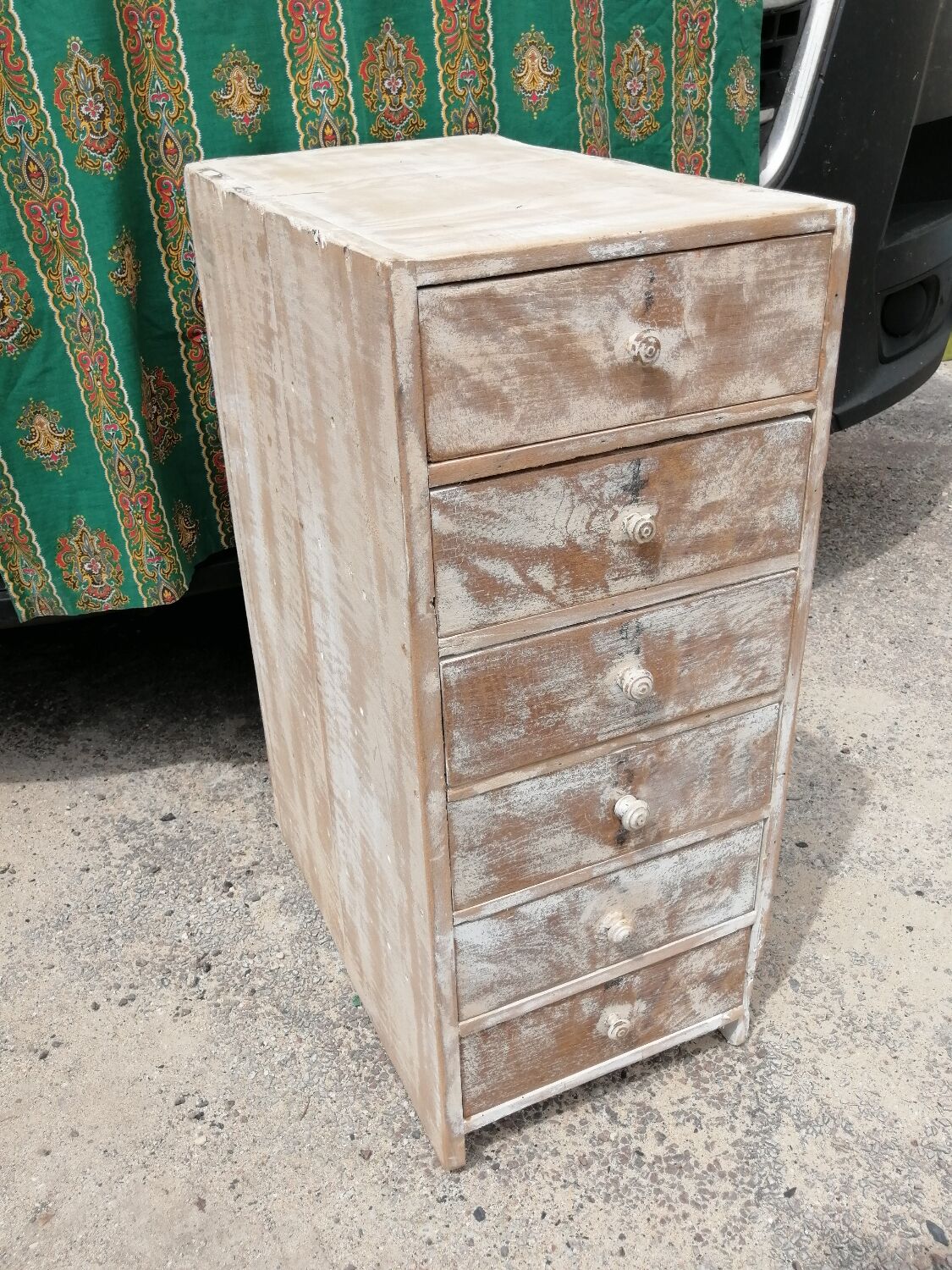 Wooden furniture with drawers
