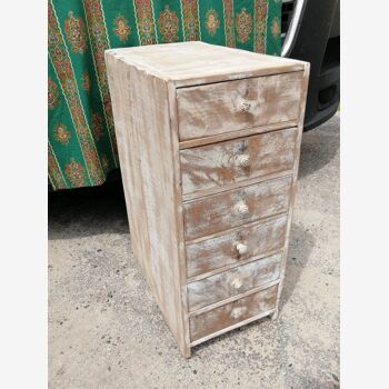 Wooden cabinet with drawers