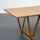1950s coffee table, walnut, V-shaped legs, restored