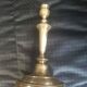 Neoclassical brass candlestick