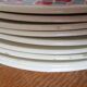 Set of 10 hollow plates in Creil and Montereau earthenware HBCM model Yves