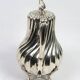 Silver-plated metal verseuse with twisted ribs – Victor Saglier, Paris, late 19th century.