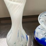 Pair of blown glass vases from the 1970s