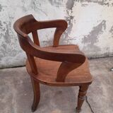 Louis Philippe oak desk chair 1900