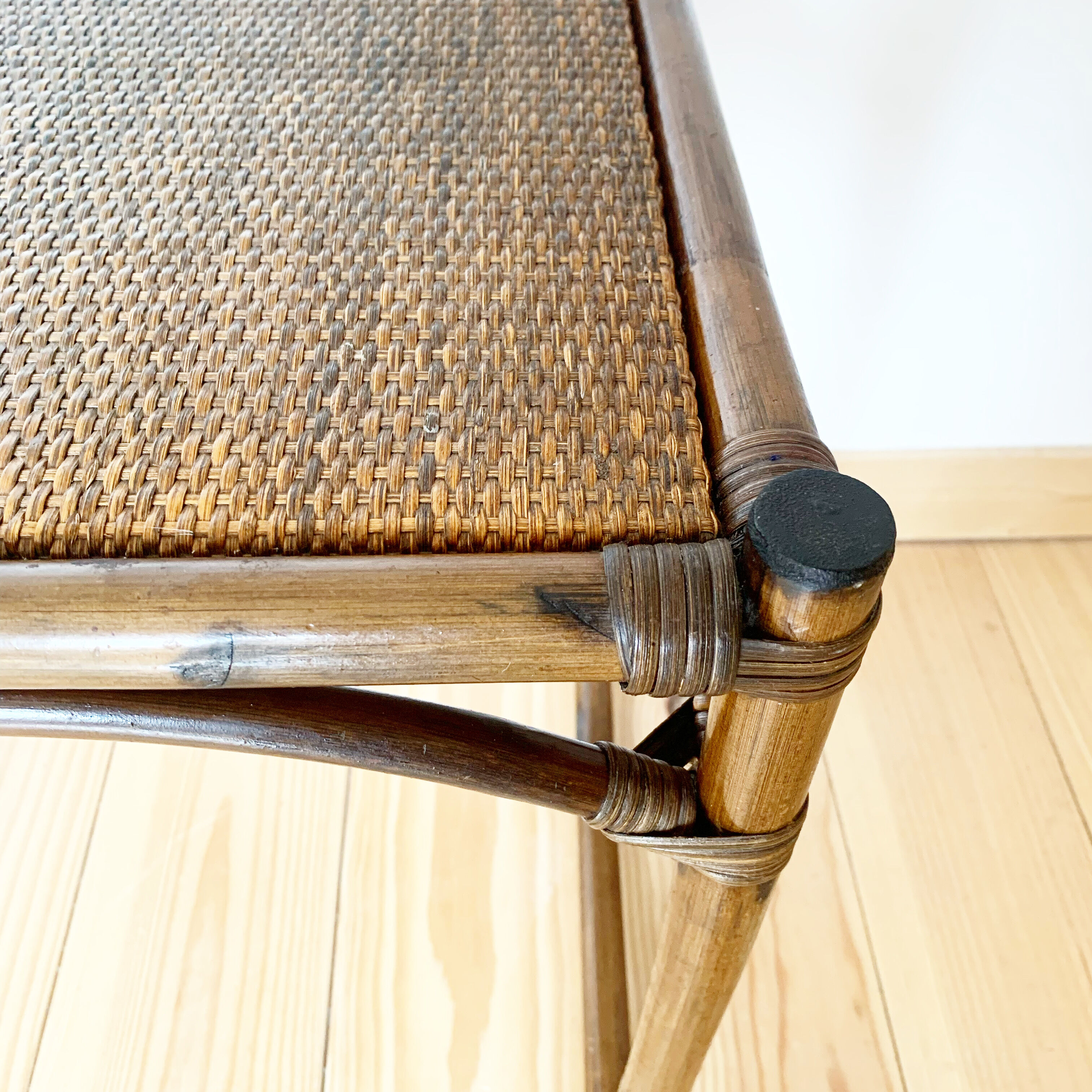 Vintage rattan coffee table