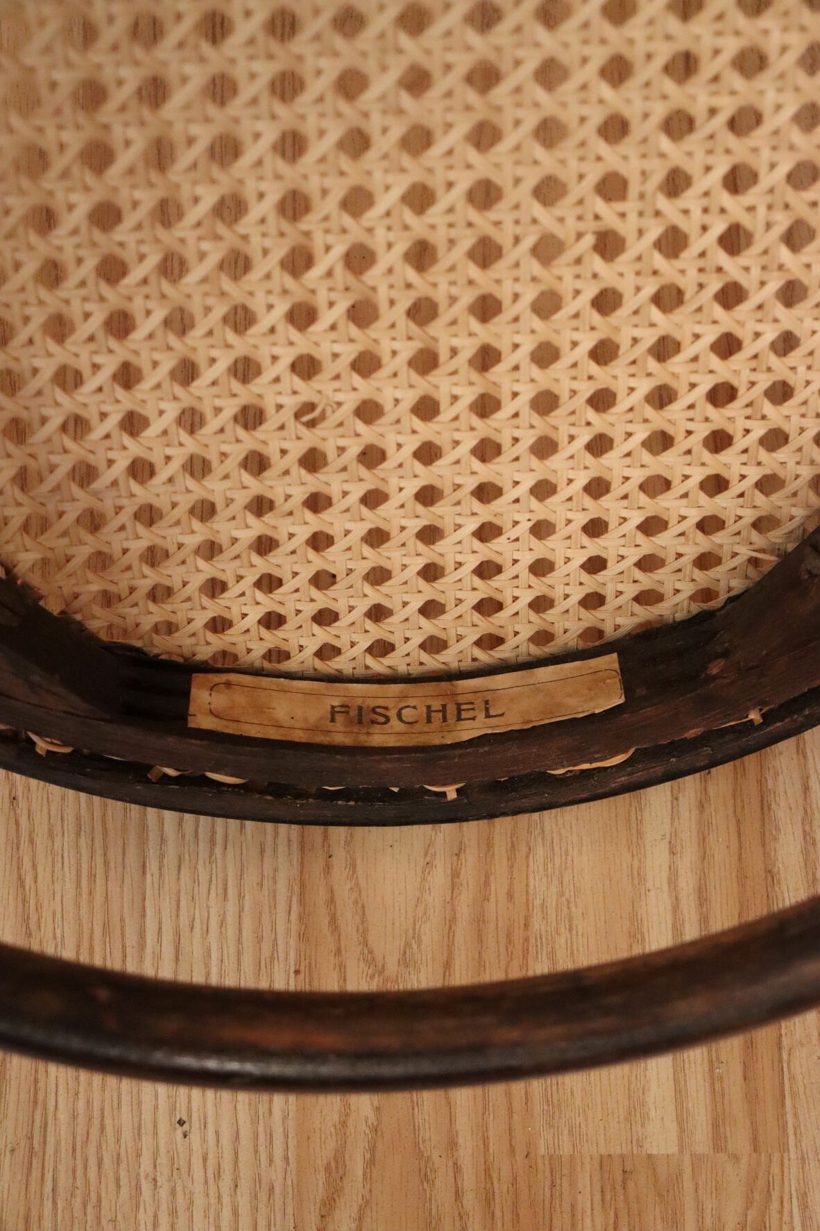 Set of 6 bistro chairs by Fischel