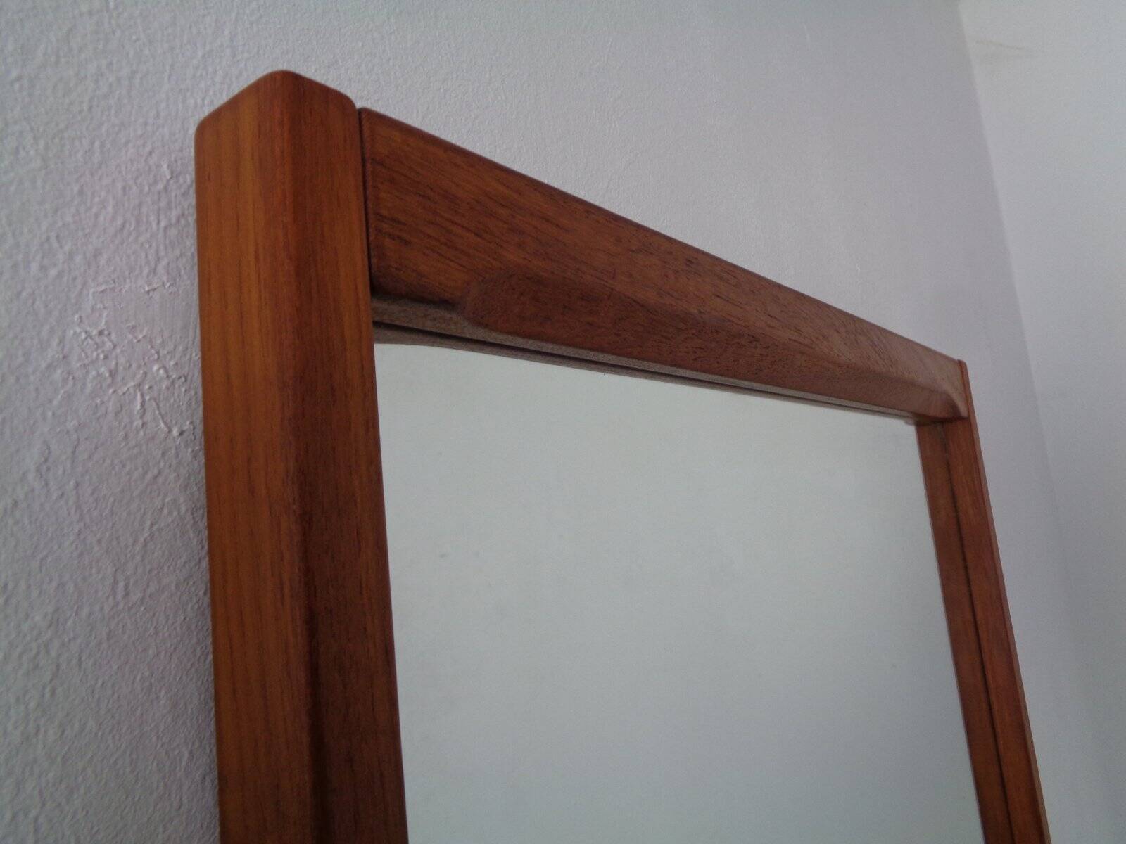Danish No 196 Mirror in Teak by Aksel Kjersgaard, 1960s