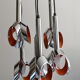 Lustre Raak cascade années 60/70  6 feux