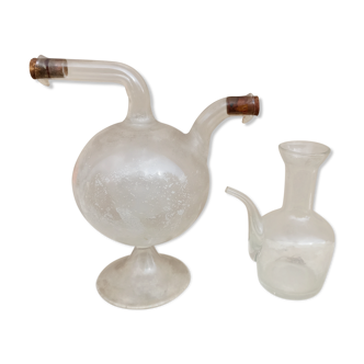 Lot de 2 carafes à double bec