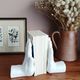 Ceramic hand bookends