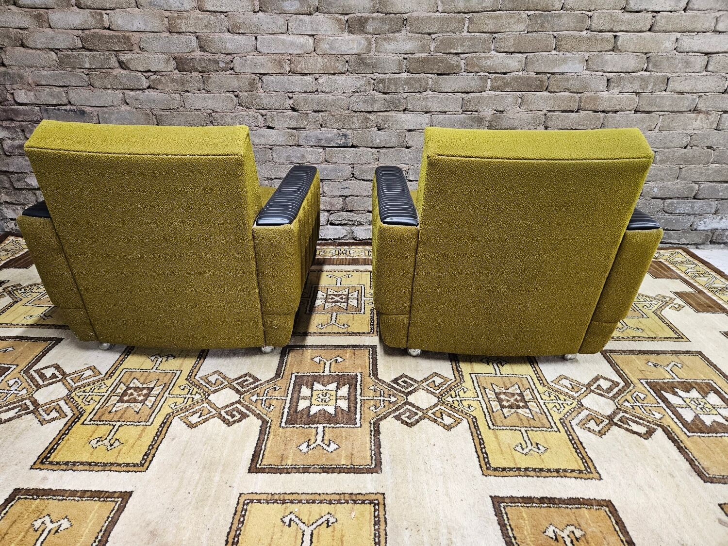 Pair of vintage armchairs 1960s