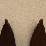 Old pair of wooden skis
