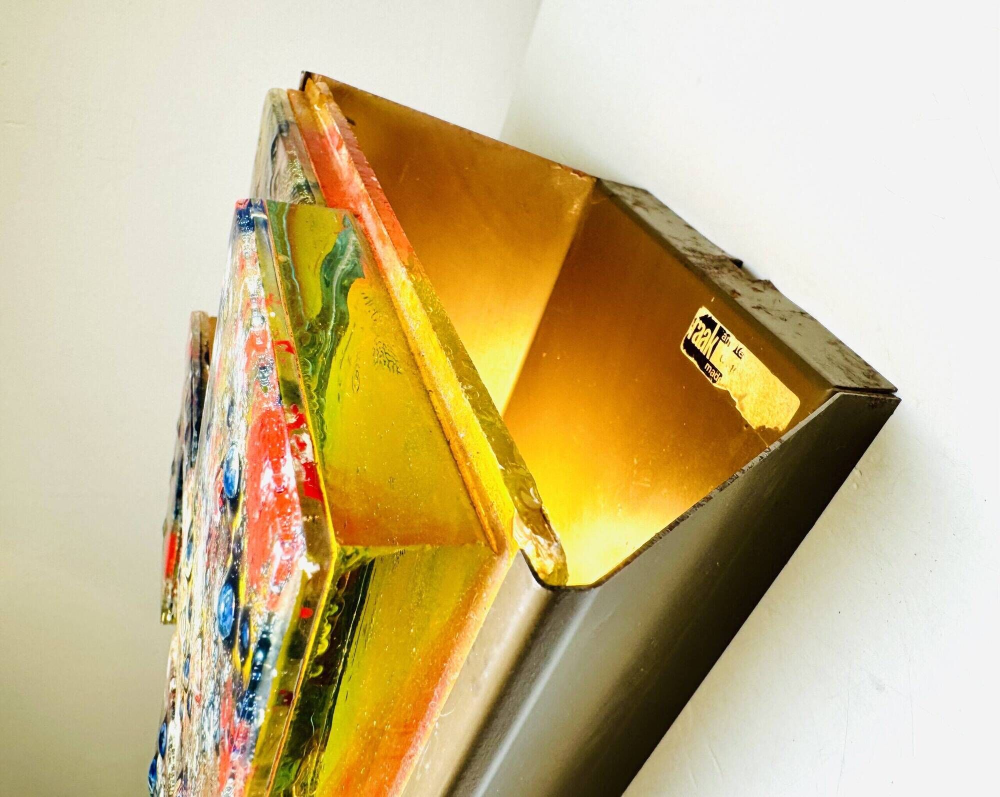 C1699 'Stijlrelief' Wall Lamp By Willem Van Oyen For Raak Amsterdam, The Netherlands 1960S