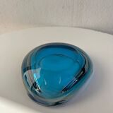 Murano glass pocket empty Sommerso seguso