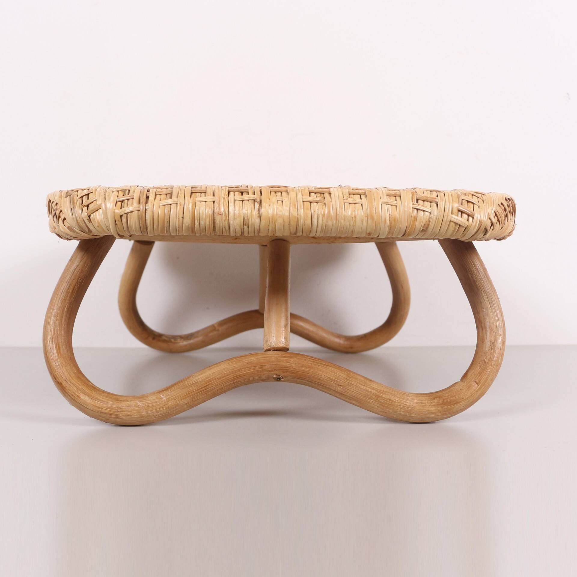 Natural Foldable Rattan Coffee Table 60x40x20 cm, Bed Tray, Lap Desk