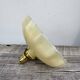White and beige glass pendant light