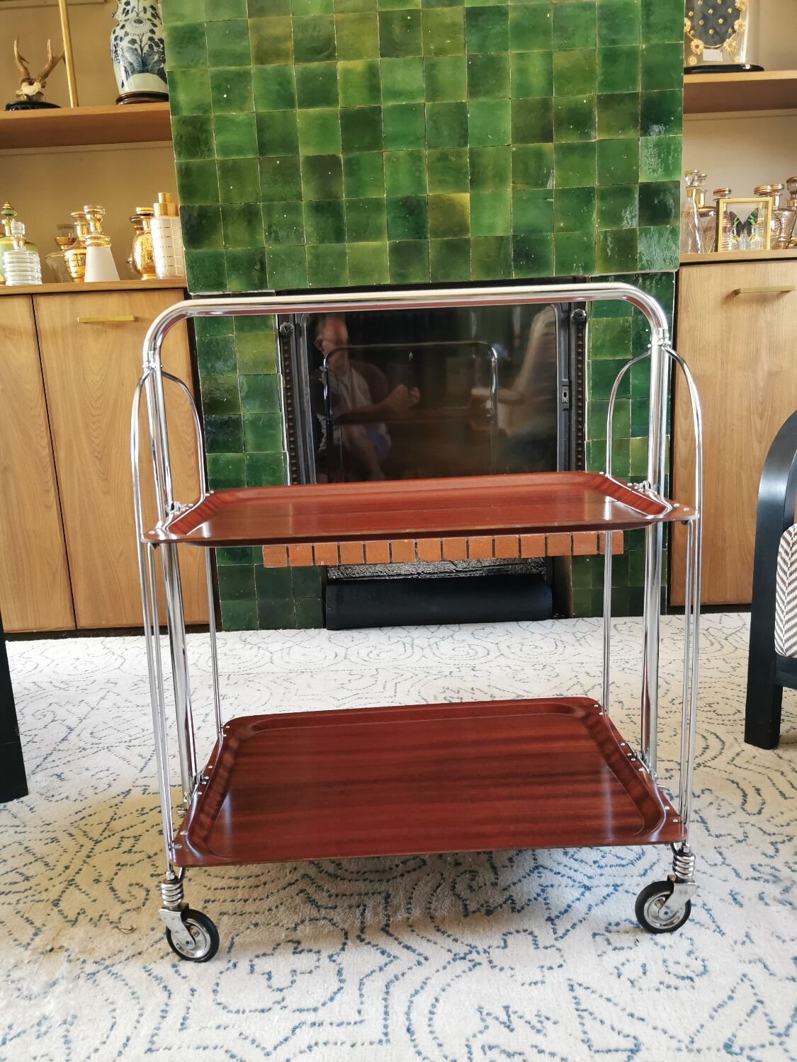 Vintage folding trolley