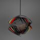 Vintage Danish pendant lamp Konkylie by Louis Weisdorf, Lyfa, 1963