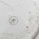 Antique fine earthenware plate "Palais Bourbon" Creil, early 19th century