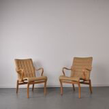 Mina lounge Chairs by Bruno Mathsson for Mathsson international
