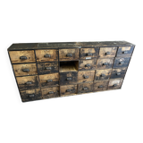 Antique wooden shoe cabinet