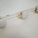 Triple white metal coat rack 60s