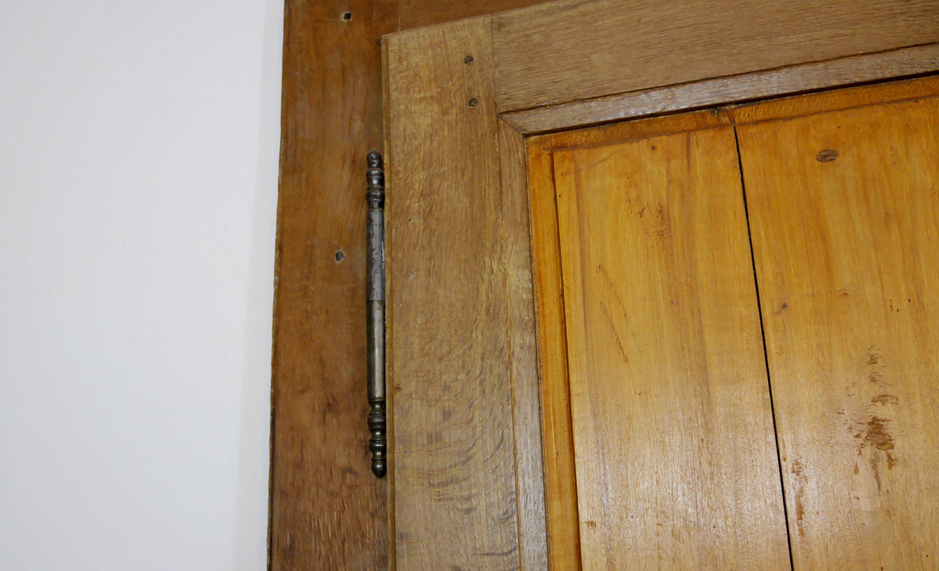 Paire de porte en bois du 18 eme siecle