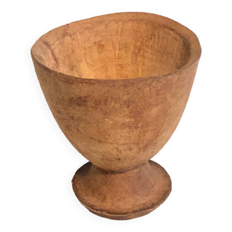 African wooden mortar