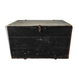 Chest old trunk fir wood