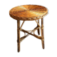 Vintage wicker side table