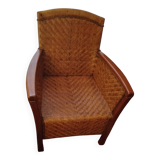 Rattan armchair